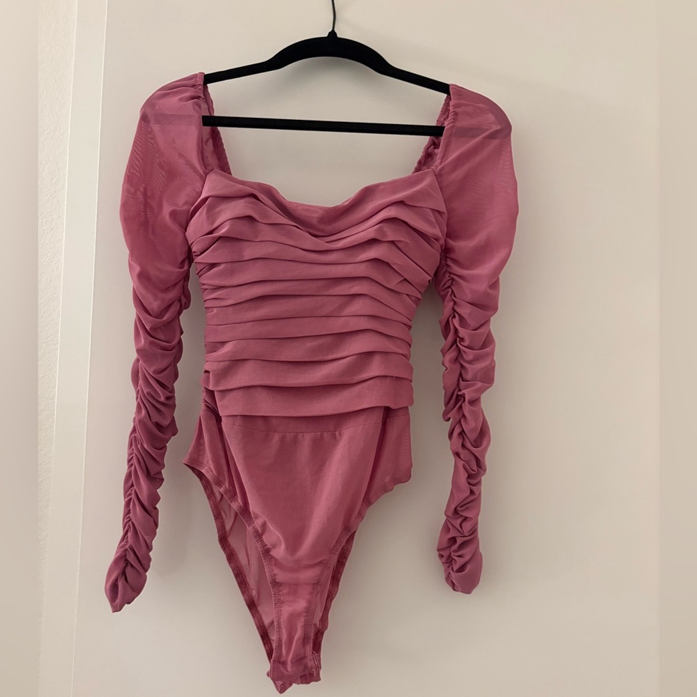 Princess Polly pink bodysuit